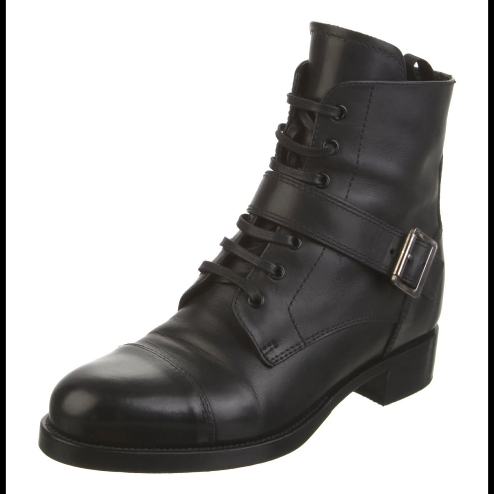 Prada Black combat Boots